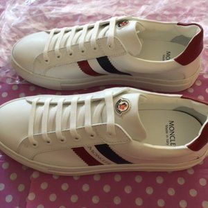 New In Box Authentic Moncler Women sneakers stripes New Leni Scarpa Size 37